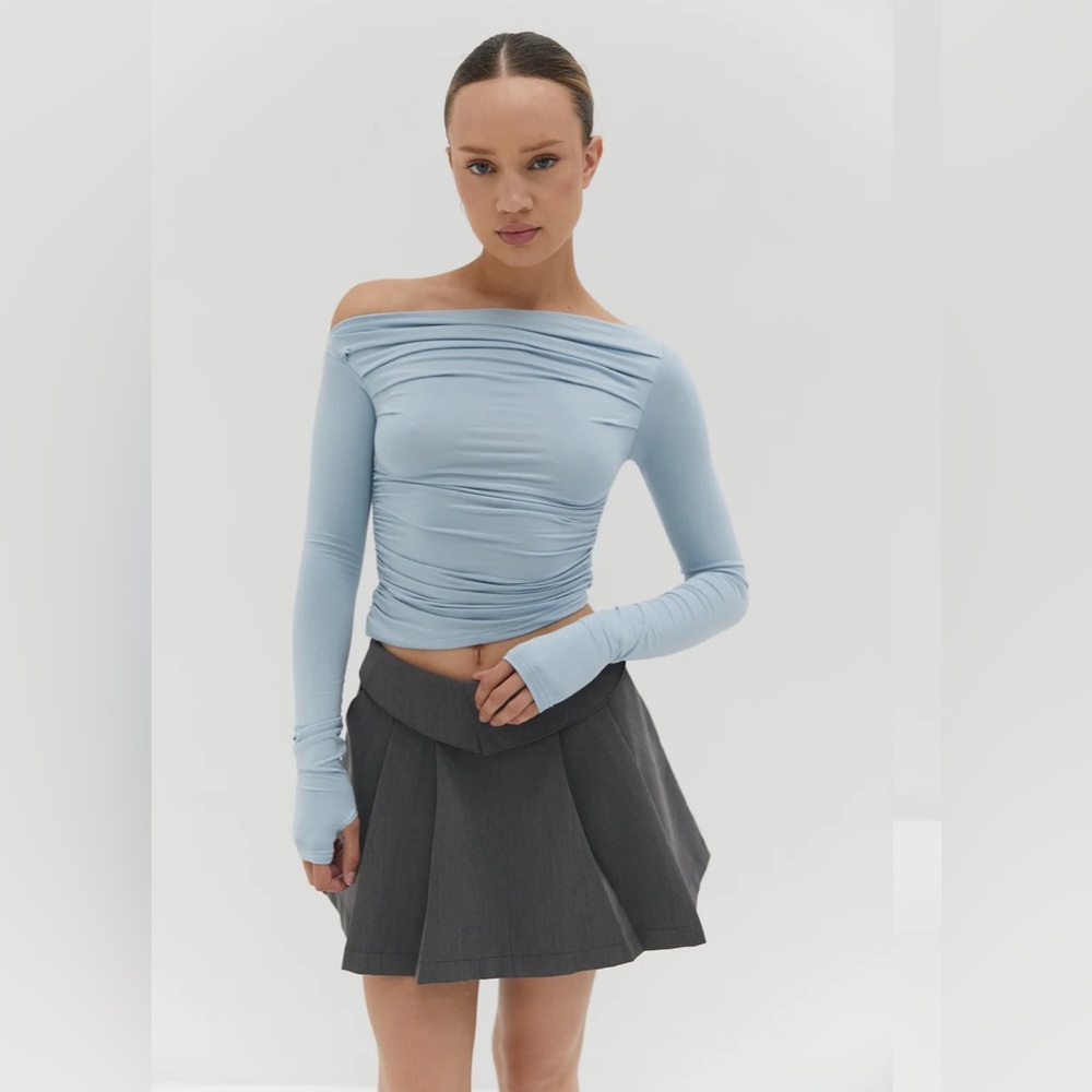 Bella Ruche off The Shoulder Top - Blue Size M/L